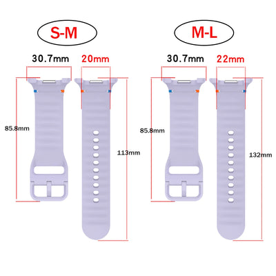 Silicone Soft Strap For Galaxy Watch 8 - The Z Flip Case