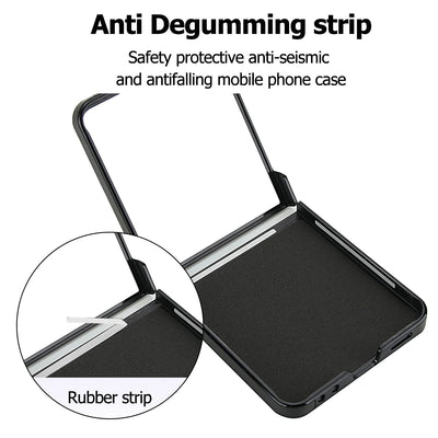 Magnetic Leather Case for Galaxy Z Flip - The Z Flip Case