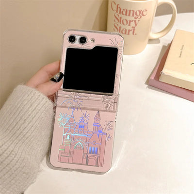 Cute Fireworks Laser Case for Samsung Galaxy Z Flip 3/4/5