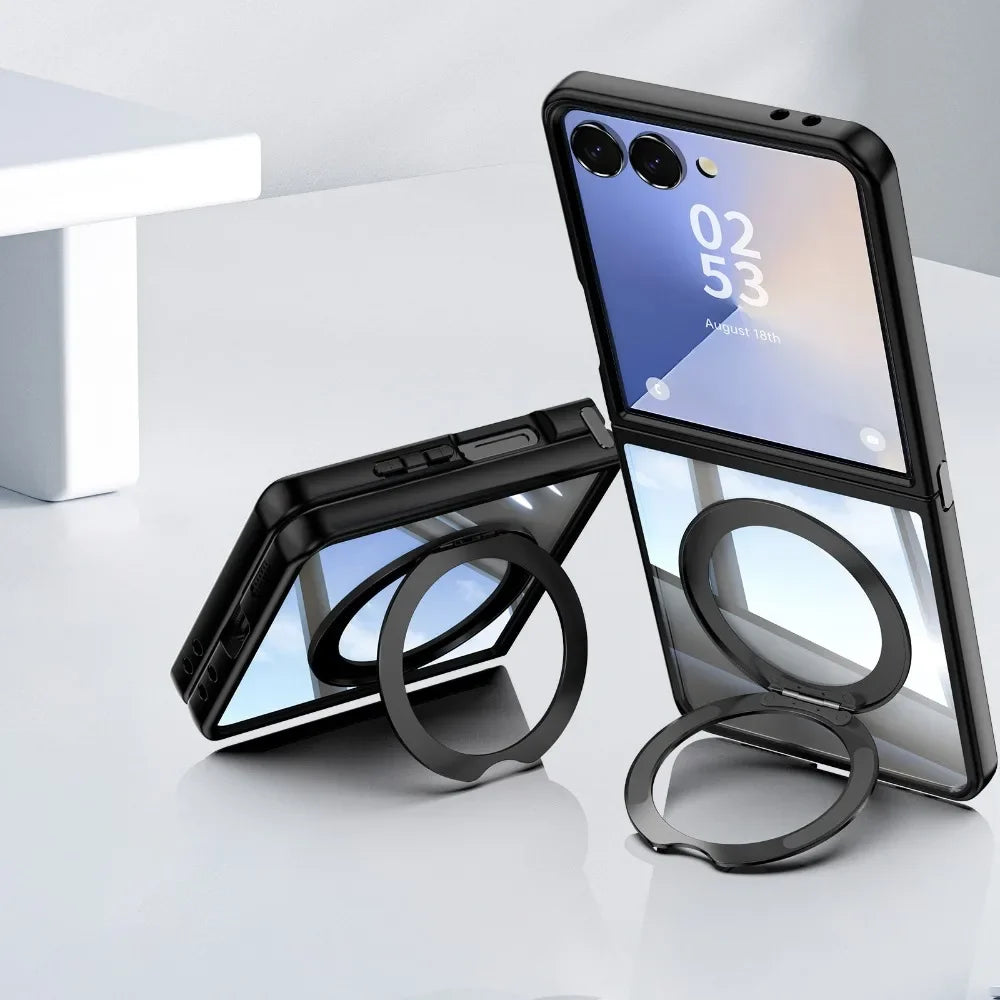 Ring Kickstand Shockproof Case - The Z Flip Case
