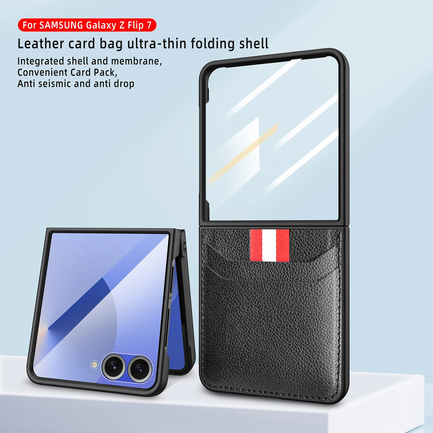 Leather Card Holder Case