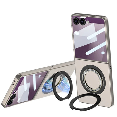 Magnetic Ring Case with Kickstand for Z Flip Series - The Z Flip Case