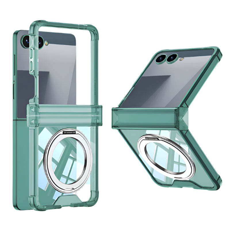Magnetic Ring Stand Clear Case