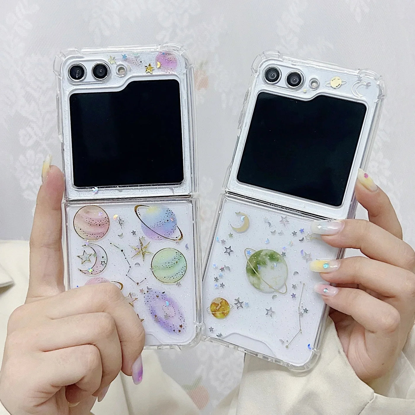 Transparent Shockproof Case For Z Flip Series