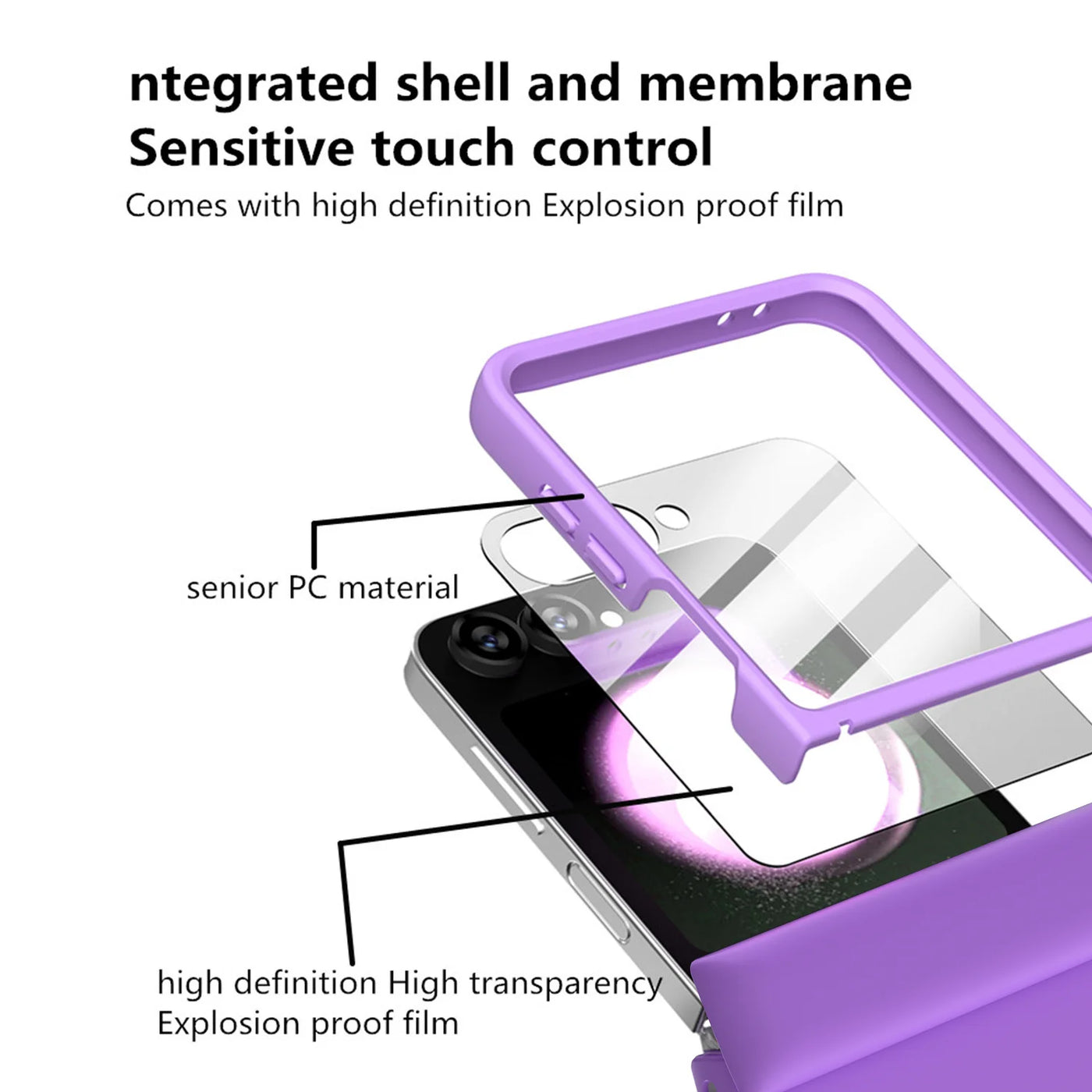 Shockproof Case with Hinge Protection for Samsung Galaxy Z Flip 6