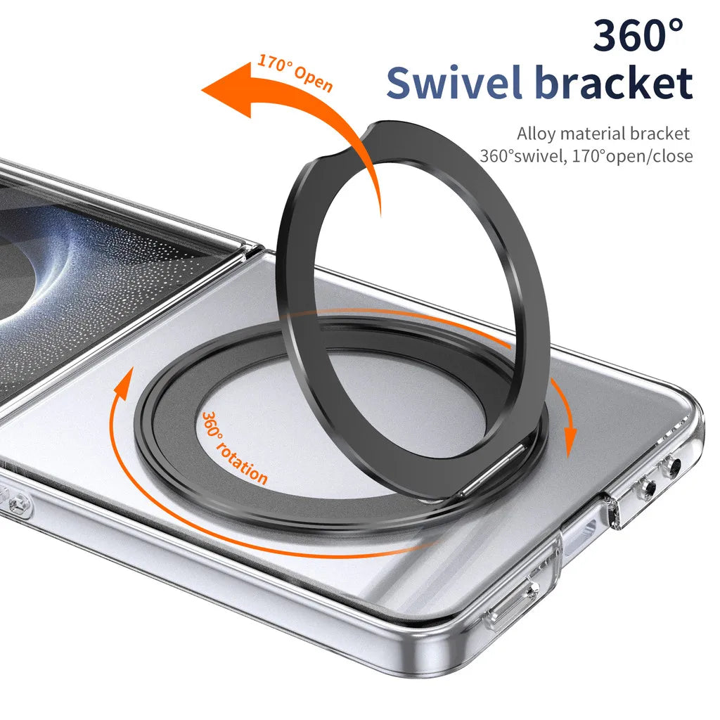 Clear Magnetic Kickstand Case - The Z Flip Case