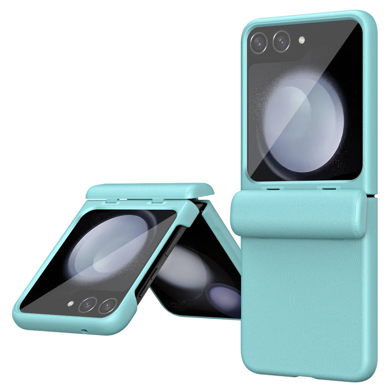Hinge Protection Leather Case for Samsung Galaxy Z Flip 6
