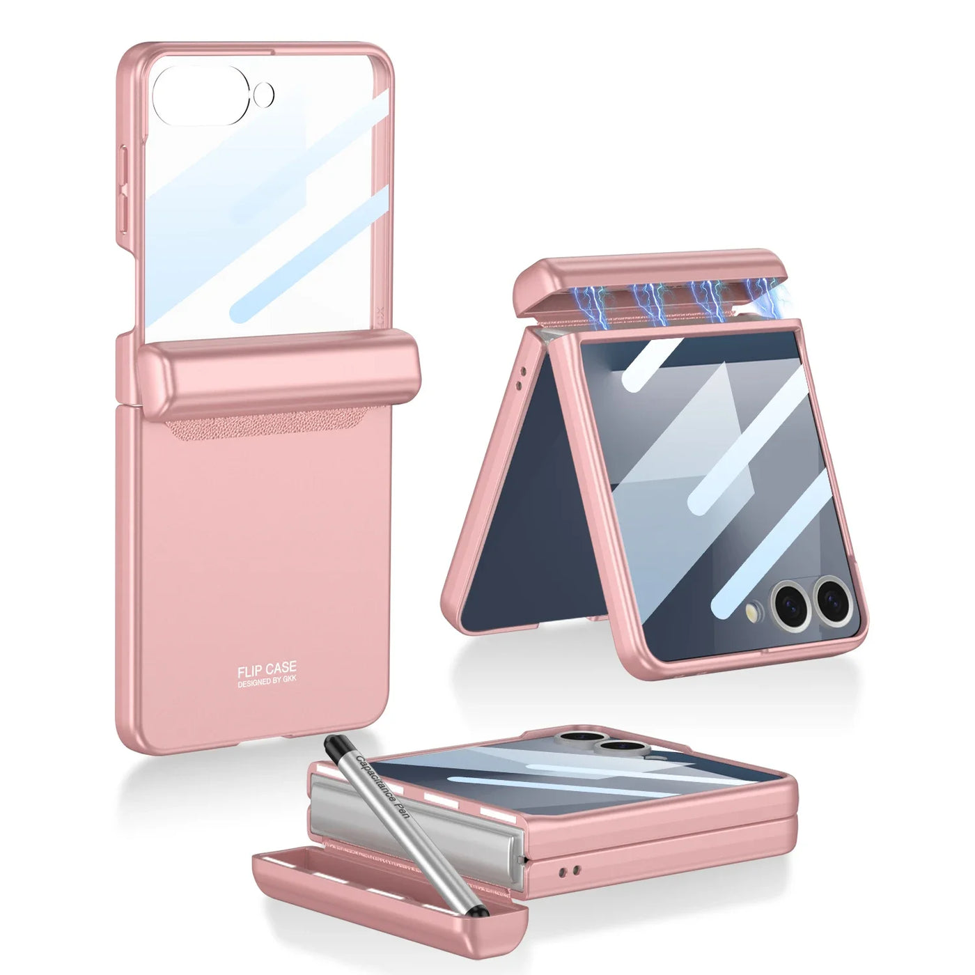 Magnetic Case with Hinge Protection for Z Flip Series