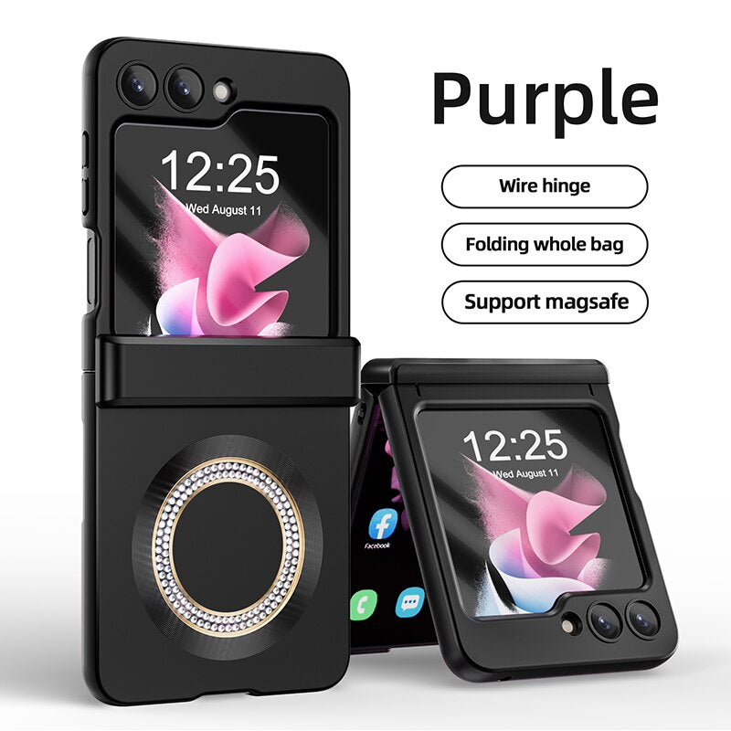 Magsafe Matte Magnetic Wireless Charging Case for Samsung Galaxy Z Flip 5