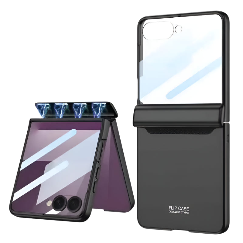 Magnetic Clear Hinge Case for Samsung Galaxy Z Flip 7