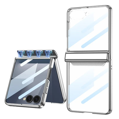 Magnetic Clear Case with Hinge Guard