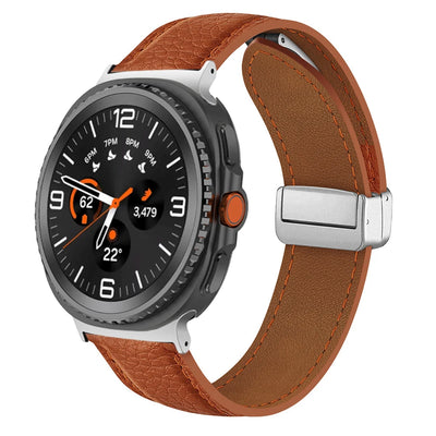 Leather Band for Galaxy Watch Ultra2 / 47mm - The Z Flip Case