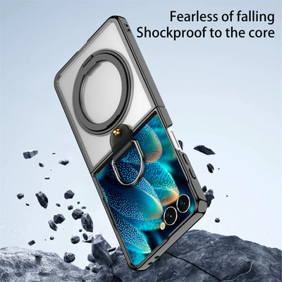 Magnetic Ring Kickstand Case for Galaxy Z Flip 7