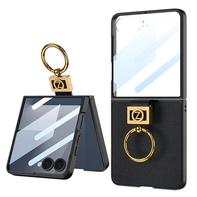Leather Ring Stand Case - The Z Flip Case
