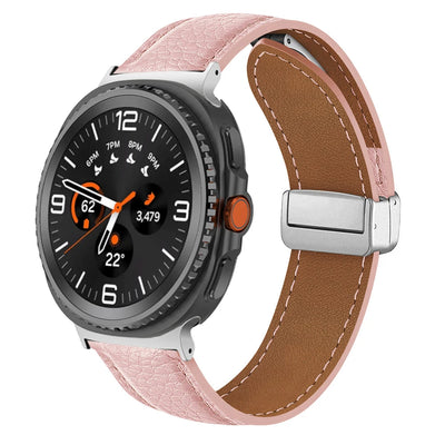 Leather Band for Galaxy Watch Ultra2 / 47mm - The Z Flip Case