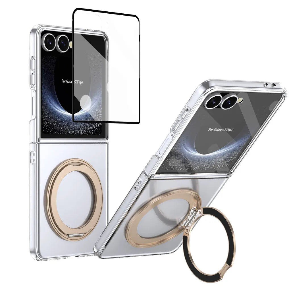 Clear Magnetic Kickstand Case - The Z Flip Case