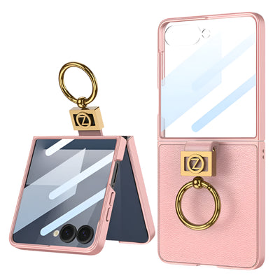 Leather Ring Stand Case - The Z Flip Case