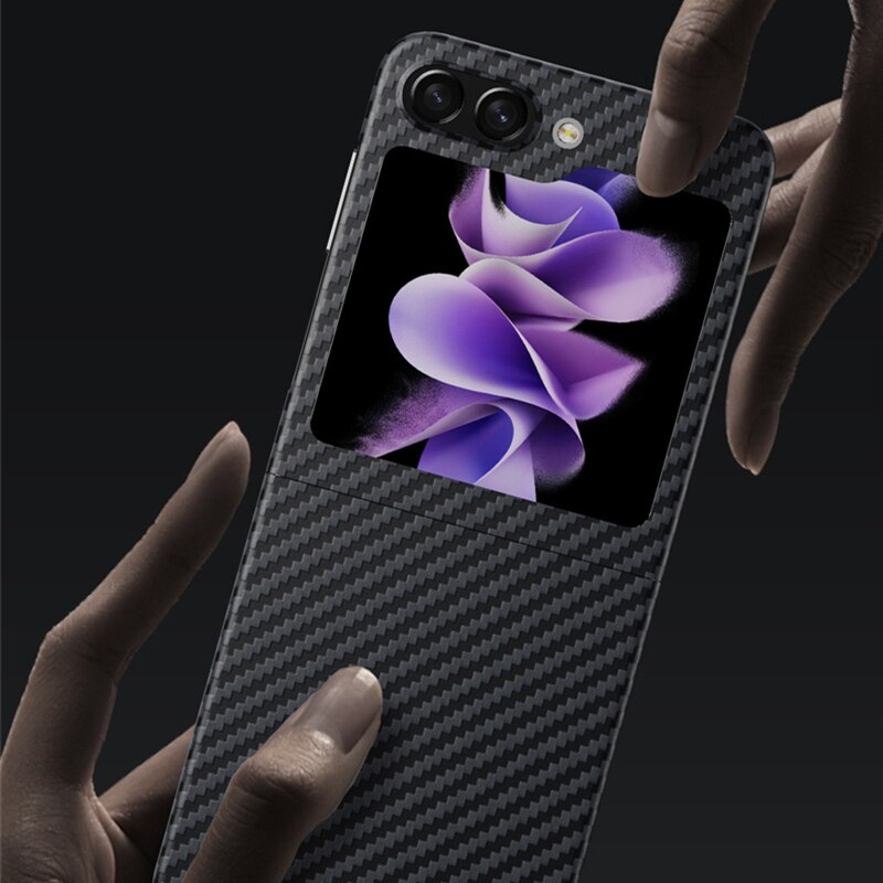 Ultra-thin Carbon Fiber Cover For Samsung Galaxy Z Flip 5