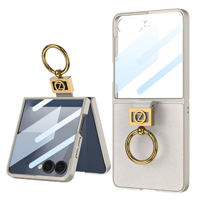 Leather Ring Stand Case - The Z Flip Case