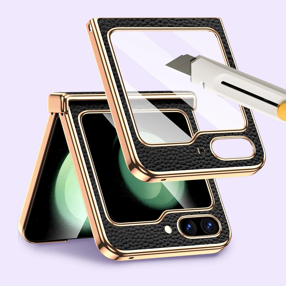 Luxury Leather Case with 360° Protection