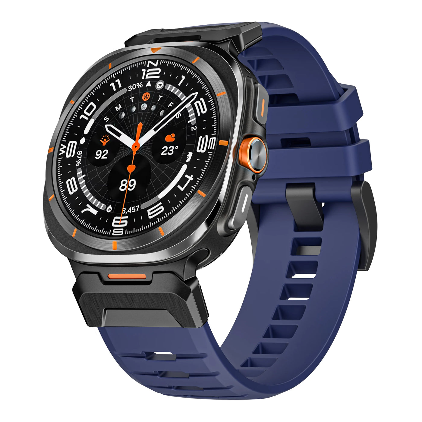 Rugged Silicone Strap for Galaxy Watch Ultra - The Z Flip Case