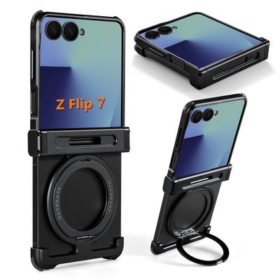 Rugged Armor Ring-Kickstand Case for Z Flip 7