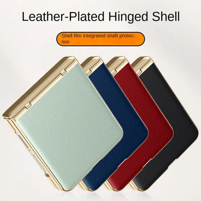 Leather Case with Full Hinge Protection