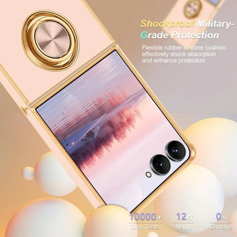 Luxury Magnetic Ring Case - The Z Flip Case