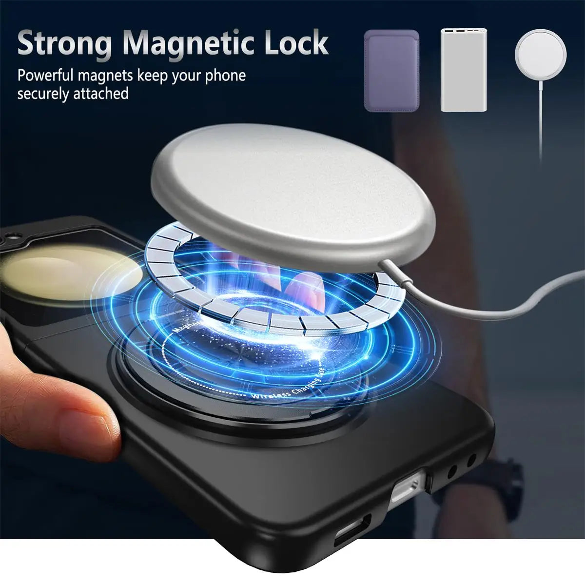 Full Protection Magnetic Case For Galaxy Z Flip Series