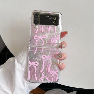 Full Protection Pink Case For Z Flip