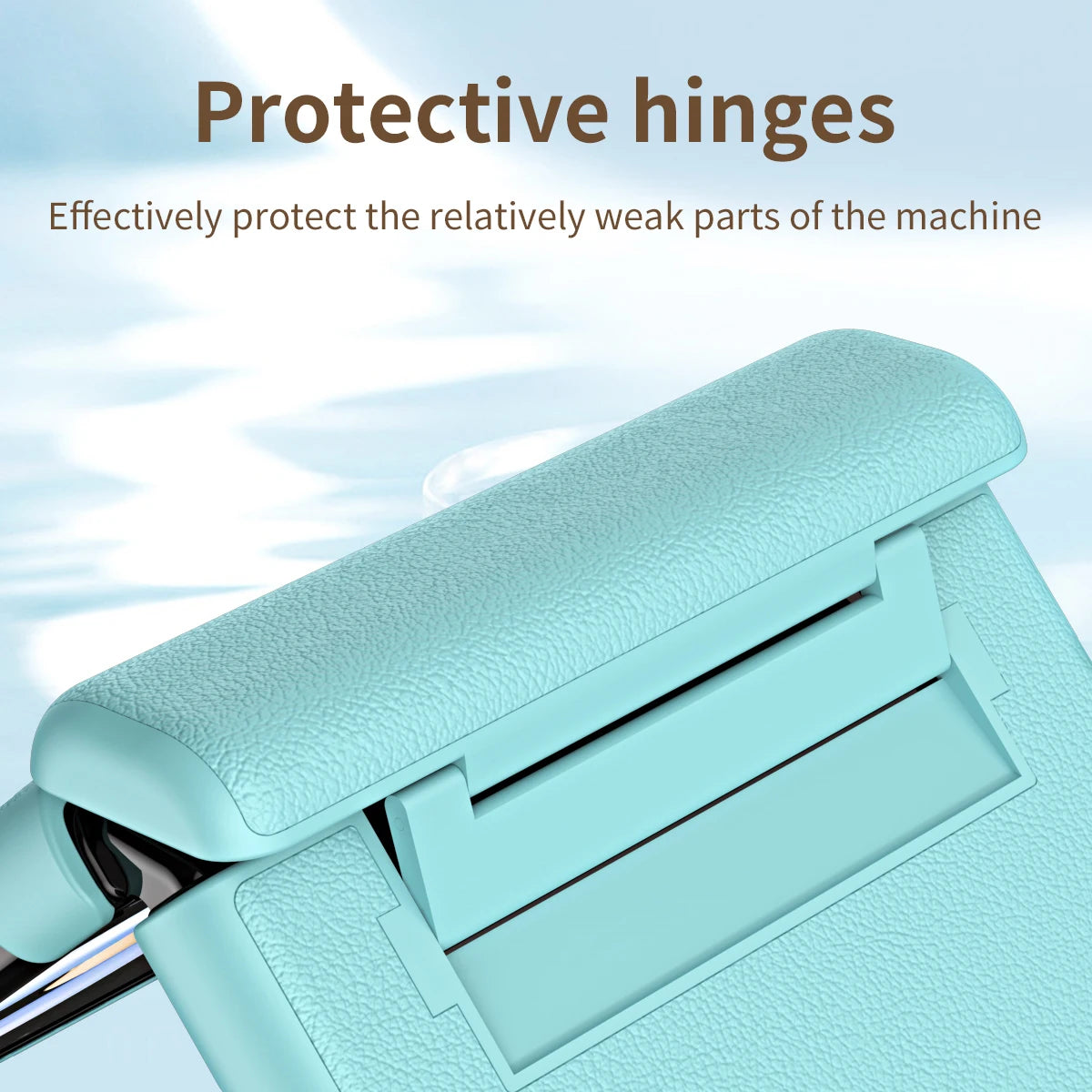 Leather Case with Hinge Protection For Samsung Galaxy Z Flip 6