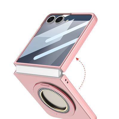 Magnetic Ring Case with Kickstand for Z Flip Series - The Z Flip Case