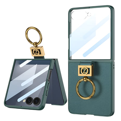 Leather Ring Stand Case - The Z Flip Case