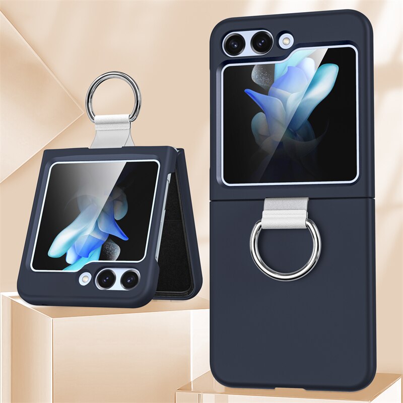 Shockproof Case With Ring Holder For Galaxy Z Flip 5