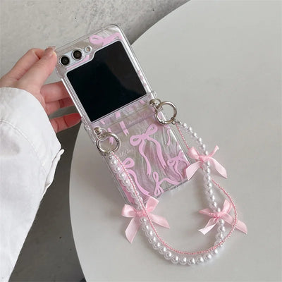 Full Protection Pink Case For Z Flip