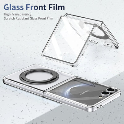 Clear Magnetic Kickstand Case - The Z Flip Case
