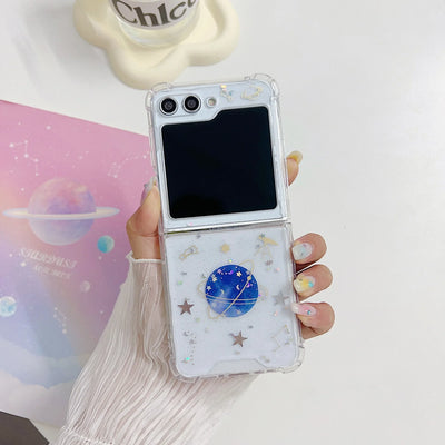 Transparent Shockproof Case For Z Flip Series