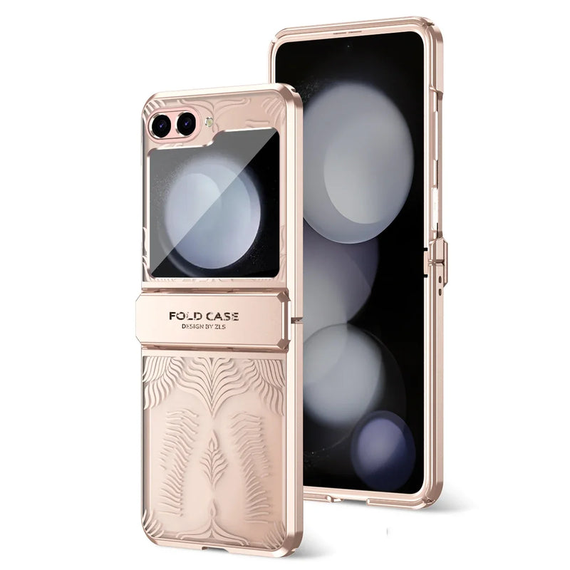 Ultra Thin Transparent Case with Hinge Protection for Samsung Galaxy Z Flip 5