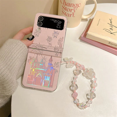 Cute Fireworks Laser Case for Samsung Galaxy Z Flip 3/4/5