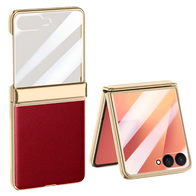 Leather Case with Full Hinge Protection