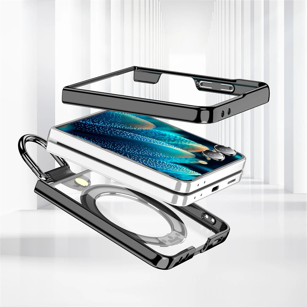 Magnetic Ring Kickstand Case for Galaxy Z Flip 7