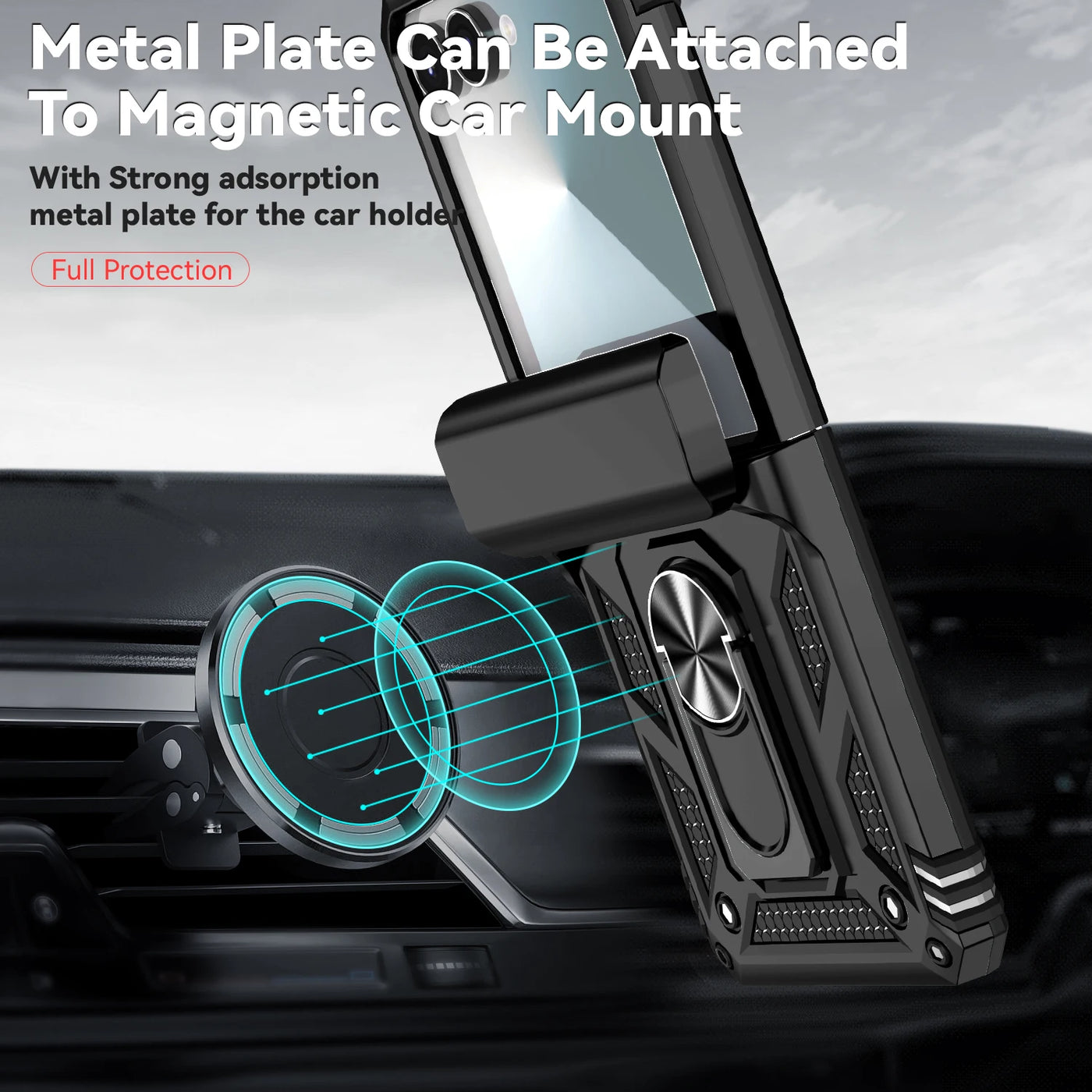 Rugged Ring Kickstand Case