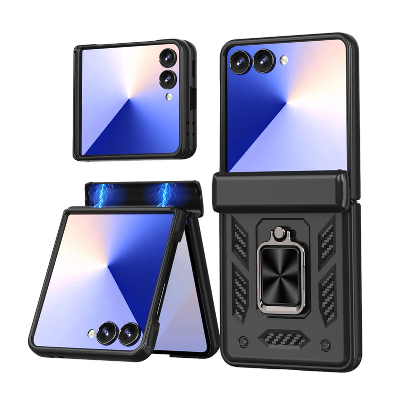 Shockproof Armor Case with Hinge Protection for Samsung Galaxy Z Flip 7