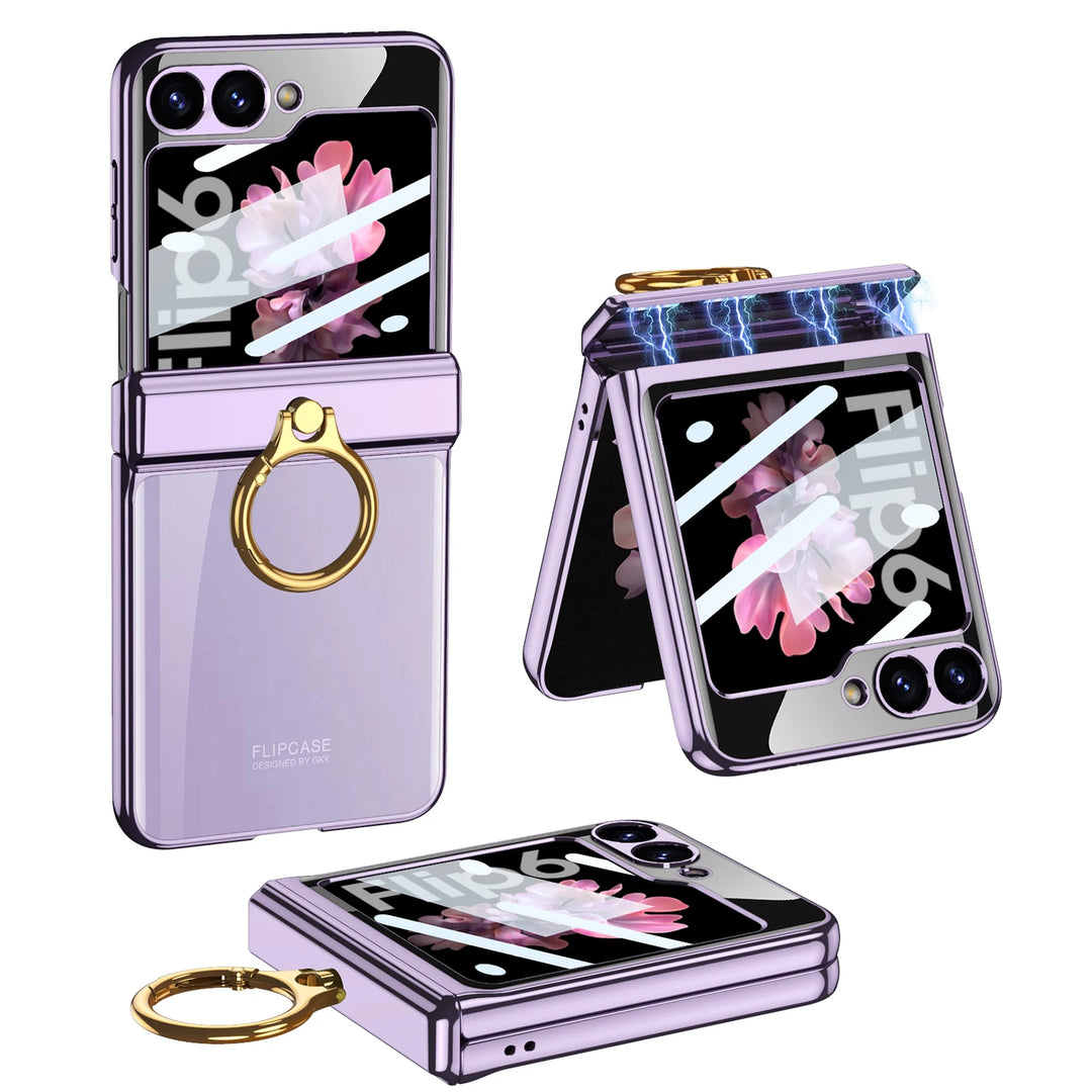 「THE JACKA - Of The Mob Fingaz」新品未開封 Transparent Case with Magnetic Hinge Protection for Samsung Z Flip