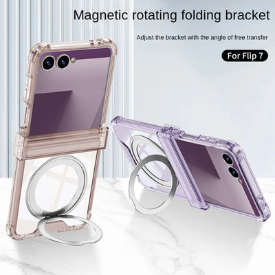 Magnetic Ring Stand Clear Case