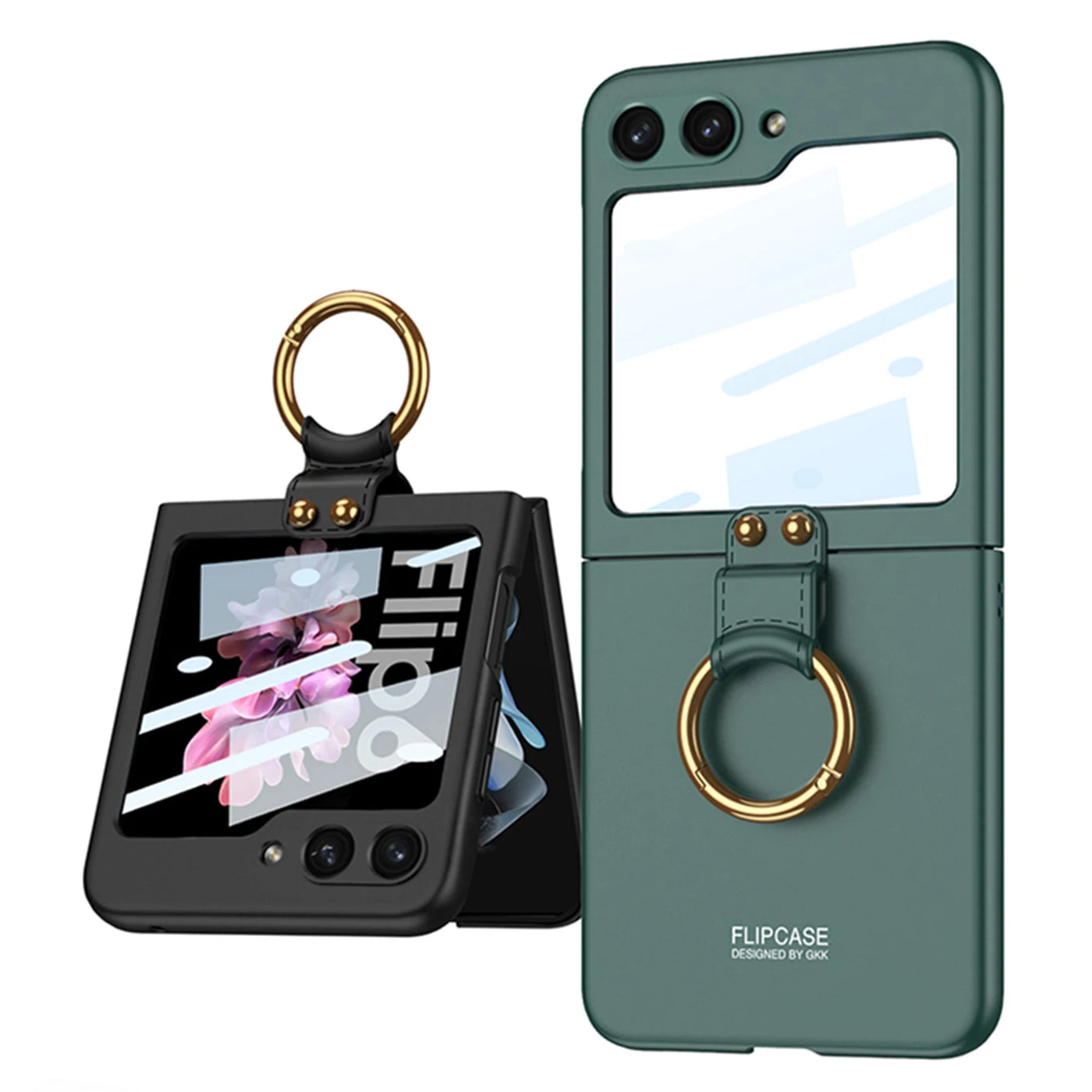 Ultra Thin Case with Ring Holder for Samsung Galaxy Z Flip 6