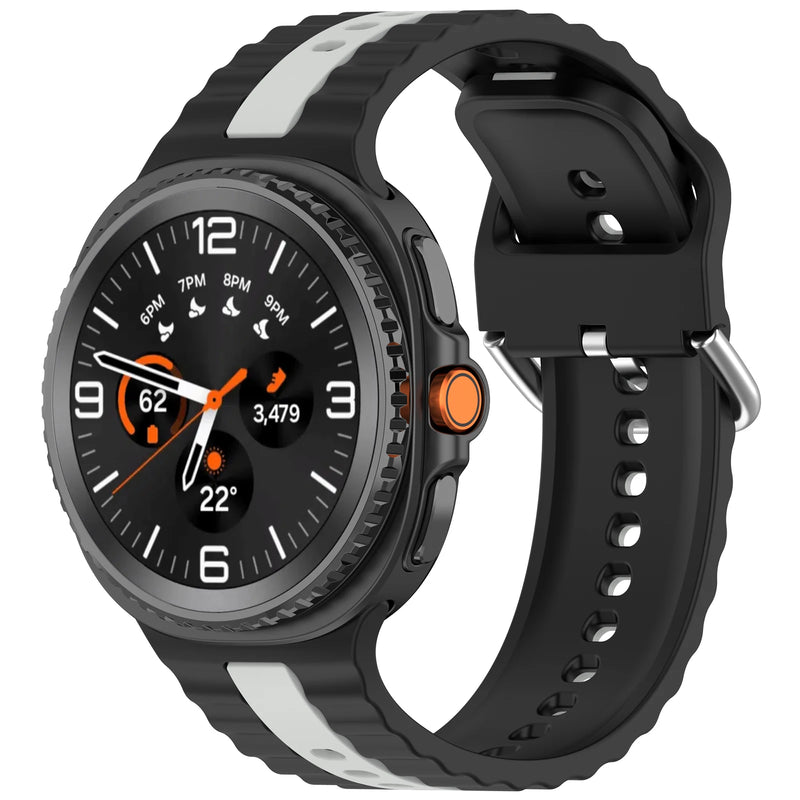 Two-Tone Silicone Sport Band for Samsung Galaxy Watch 8