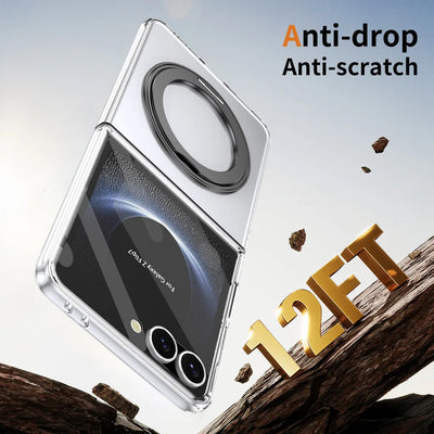 Clear Magnetic Kickstand Case - The Z Flip Case