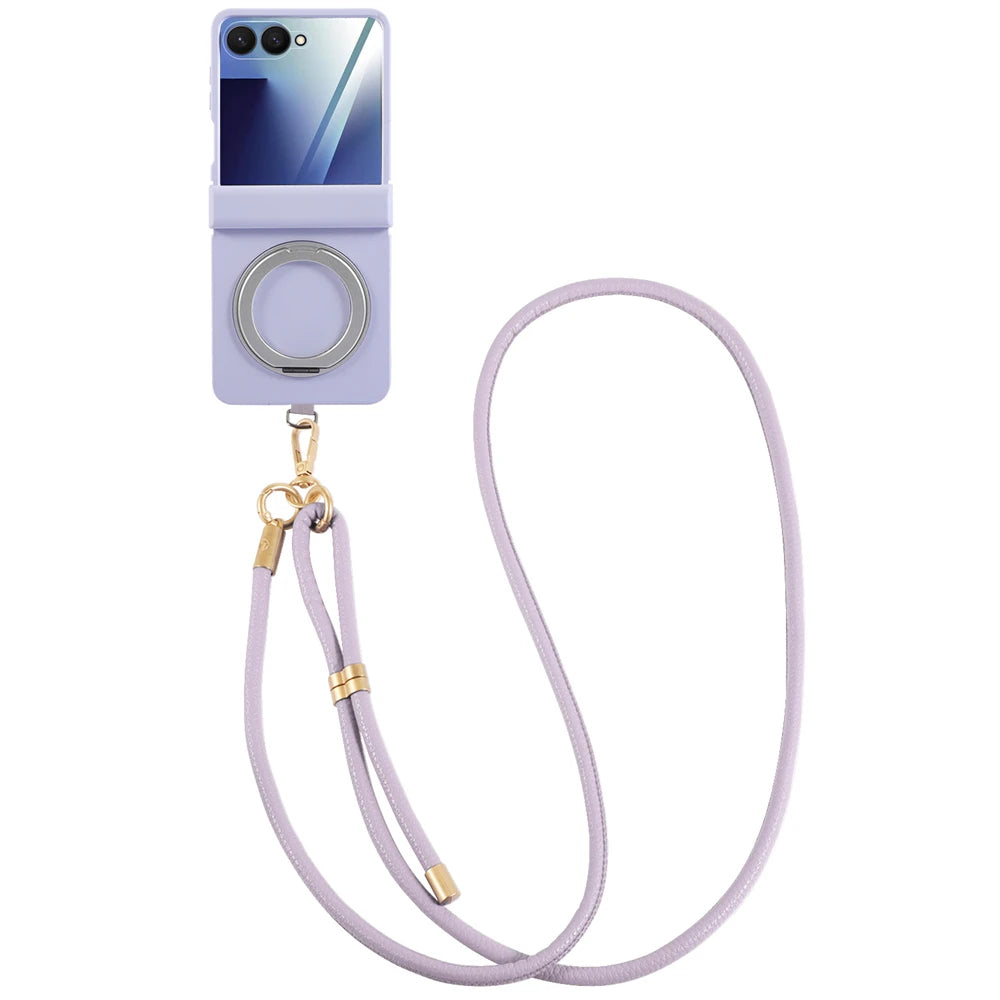 Lanyard Ring Holder Case For Z Flip