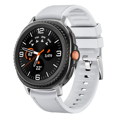 Leather Strap for Galaxy Watch 8 - The Z Flip Case